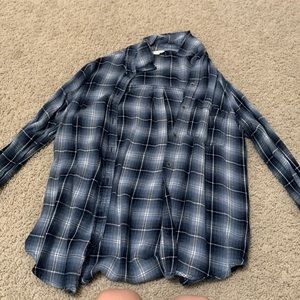 Girls Striped Flannel
